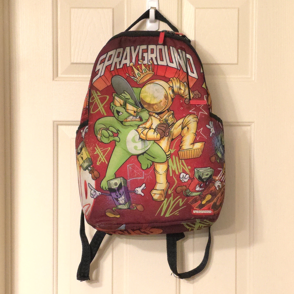 Sprayground Money Bear vs Astromane Backpack, Limited Edition READ